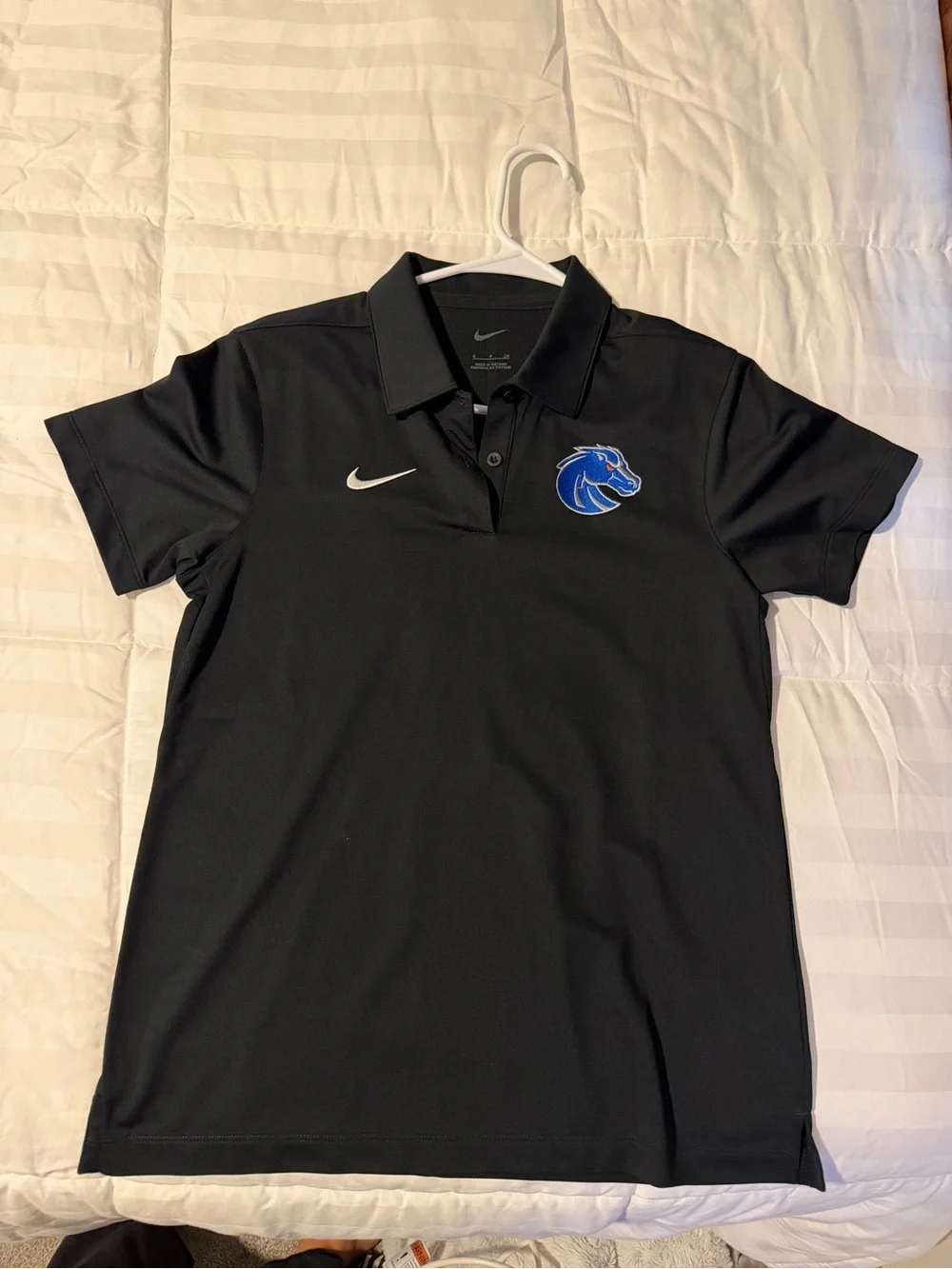 Nike Boise State Black Polo Shirt